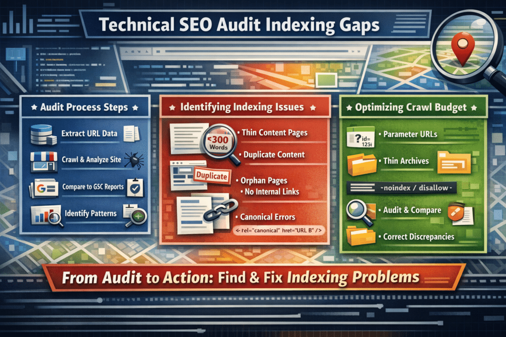 Technical SEO Audit Indexing Gaps
